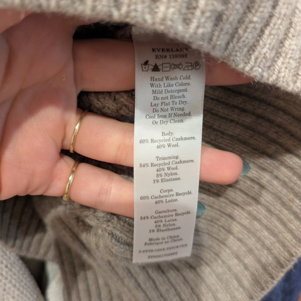 Everlane waffle knit sweater - Picture 5 of 5